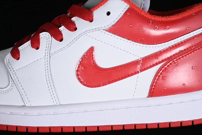 All categories Air Jordan Jordan series basketball shoes Air Jordan 1 Low Air Jordan 1 Low AJ1 Joe 1 white and red low-top cultural and casual sneakers FQ1935-018